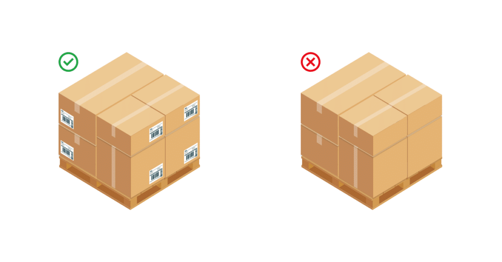 ensure-the-labeled-side-of-shipping-boxes-face-outward
