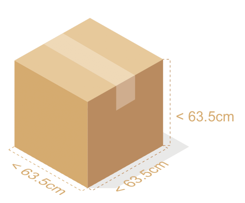 fba shipping box dimension