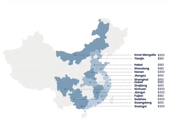 Inspection service price map