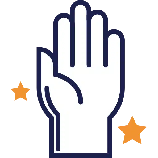 White glove service icon
