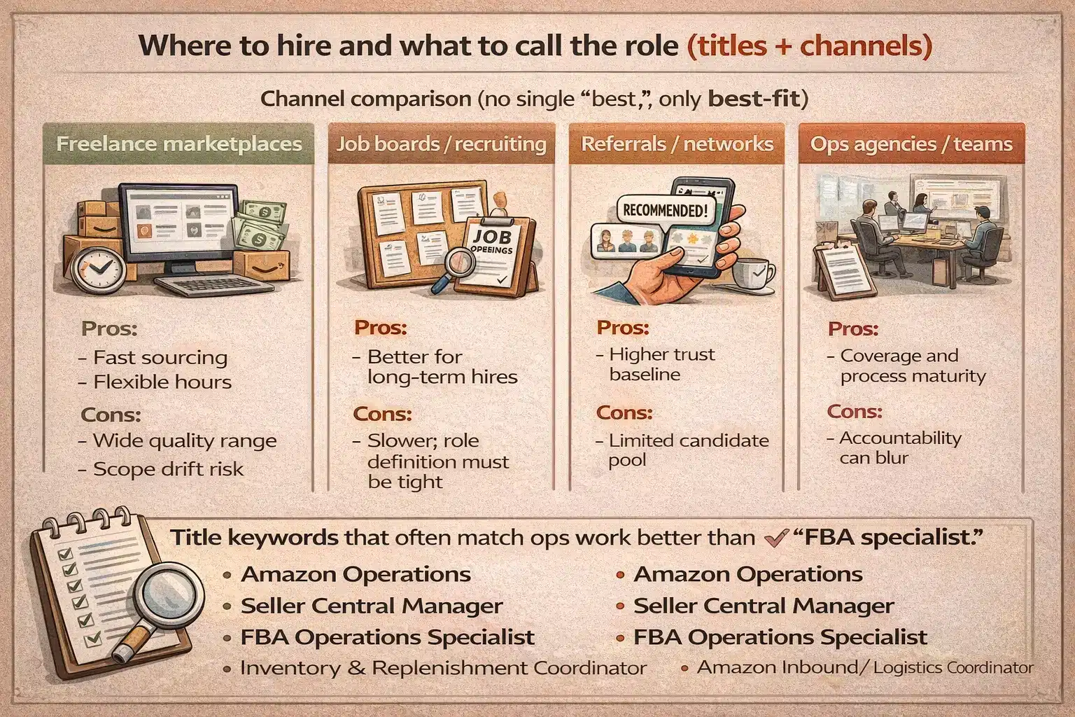 Where to hire and what to call the role (titles + channels)