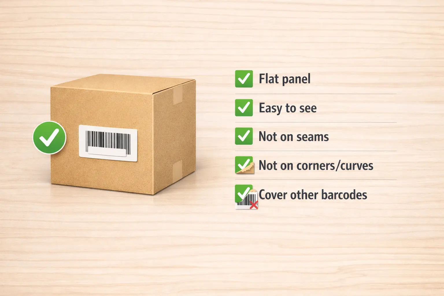 Amazon FNSKU Label Placement: Rules, Packaging Scenarios & QC Checklist